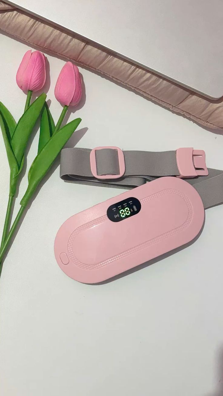 Portable Cordless Heating Pad-Menstrual Heating Pad,Warm Palace Belt For Back Pain With 3 Heat Levels&4 Massage Modes-Back Or Belly Heating Pad For Women&Girl Belly Wrap Belt