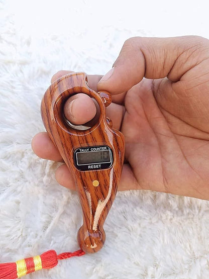 Mantra Jaap Digital Counting Machine Finger Unique Design Prayer God Name Hand Finger Manual 5-Digit Tally Counter Device Tasbeeh Misbaha Naam Jap Counter