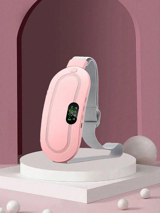 Portable Cordless Heating Pad-Menstrual Heating Pad,Warm Palace Belt For Back Pain With 3 Heat Levels&4 Massage Modes-Back Or Belly Heating Pad For Women&Girl Belly Wrap Belt