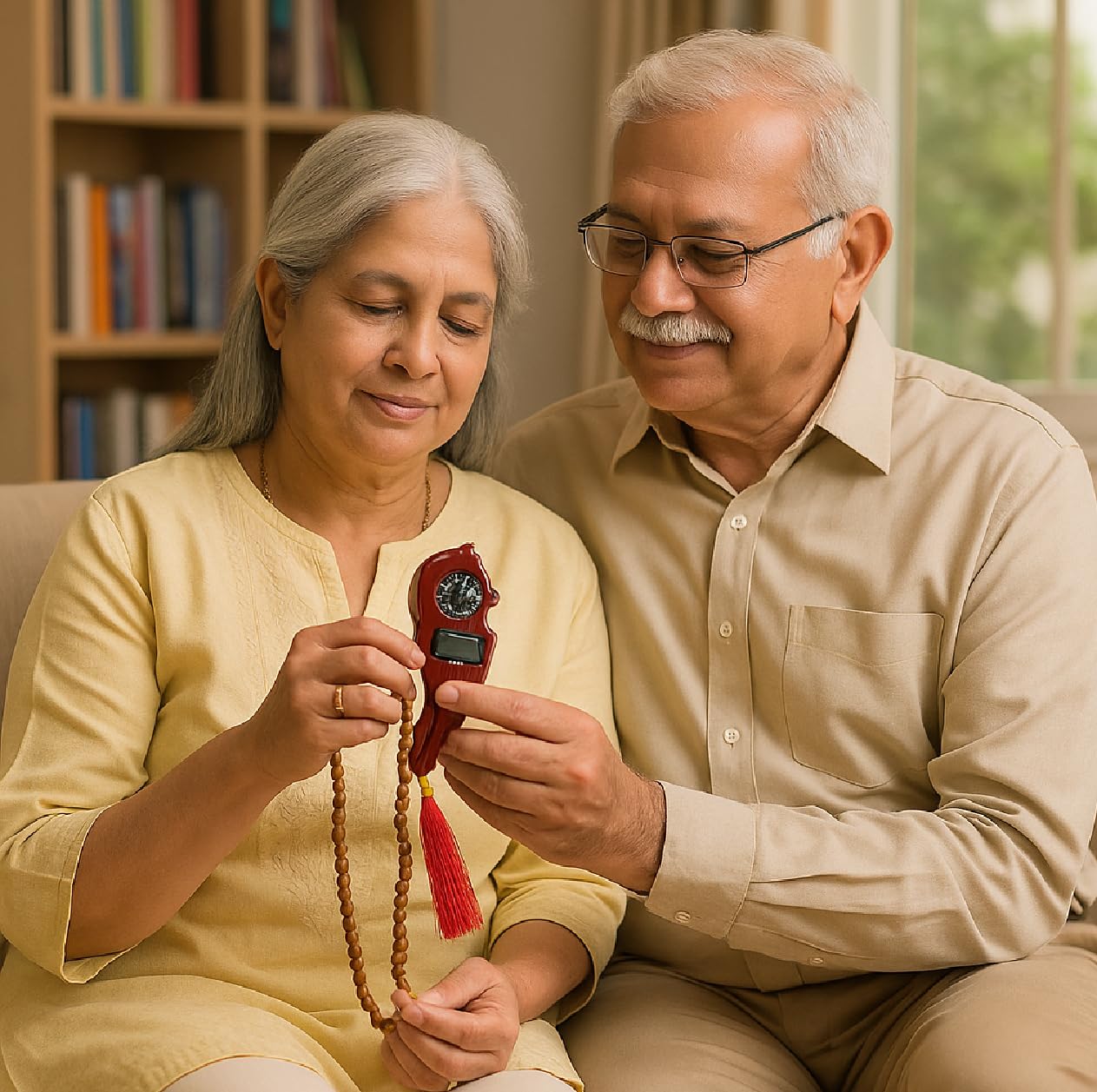 Mantra Jaap Digital Counting Machine Finger Unique Design Prayer God Name Hand Finger Manual 5-Digit Tally Counter Device Tasbeeh Misbaha Naam Jap Counter